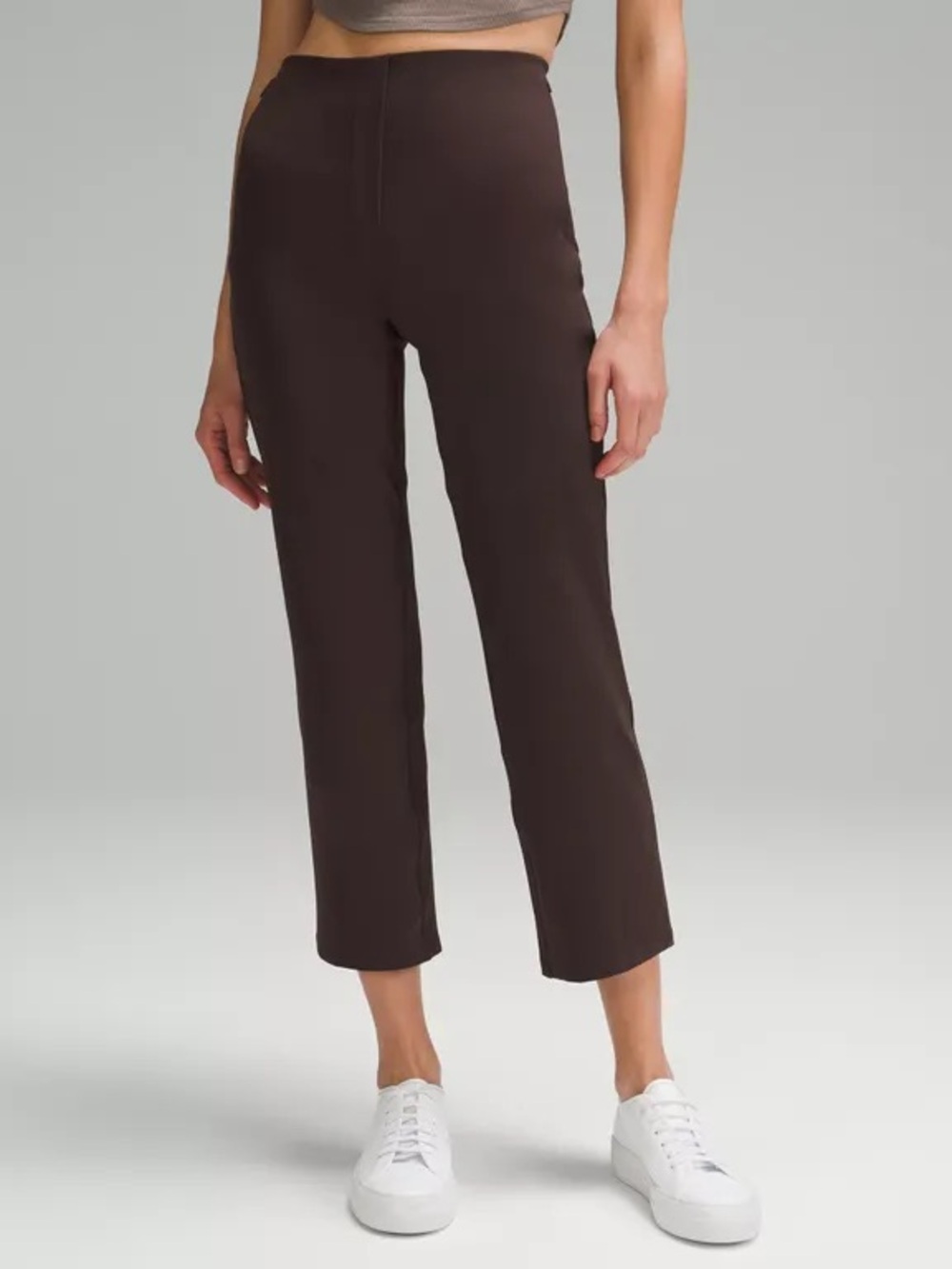 Lululemon Smooth Fit Pull-On High-Rise Cropped Pant Espresso